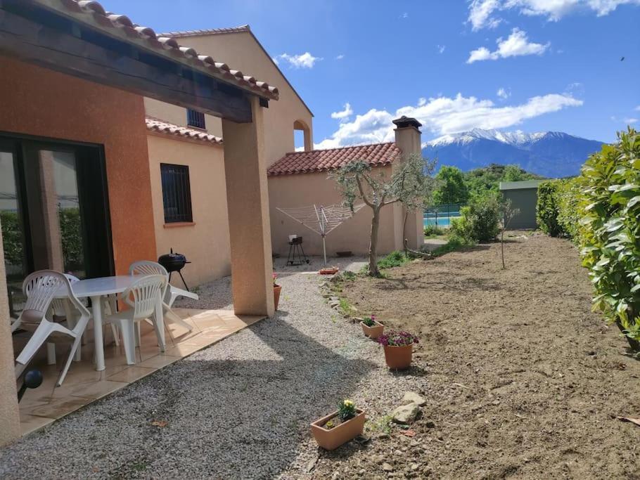 Charmant T2 Moderne Au Calme Avec Jardin Vue Sur Canigou Moltig les Bains Exterior foto
